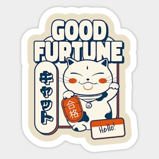 Good Furtune - Cat Lover CNYE Design Sticker